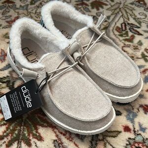 NWT hey dude WENDY in Funk Wool Beige